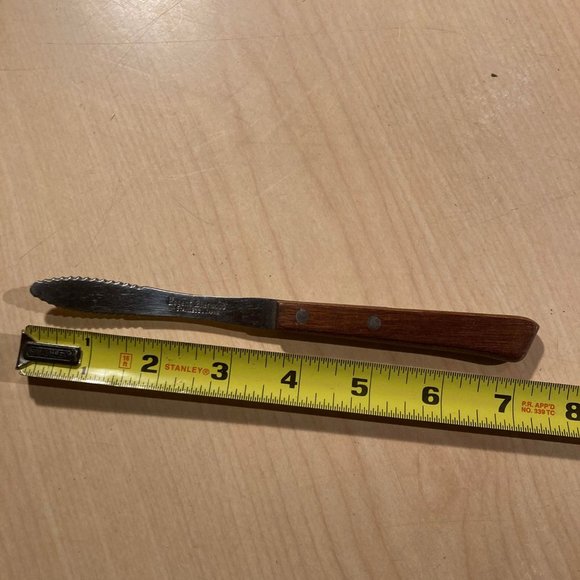 Regent Sherwood Stainless Serrated Bread butter spreader thin style knife 7 inch - Picture 3 of 4